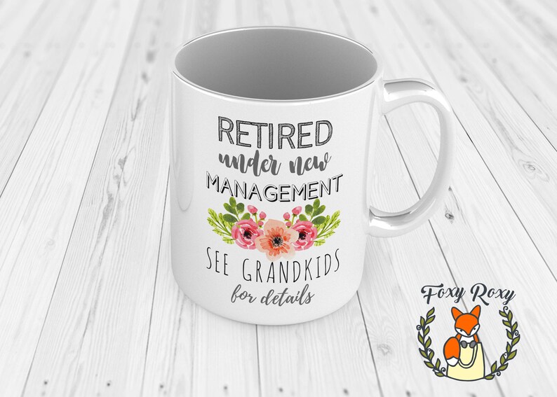 Grandma mug Retirement Gift For Grandma Retirement Gifts Etsy