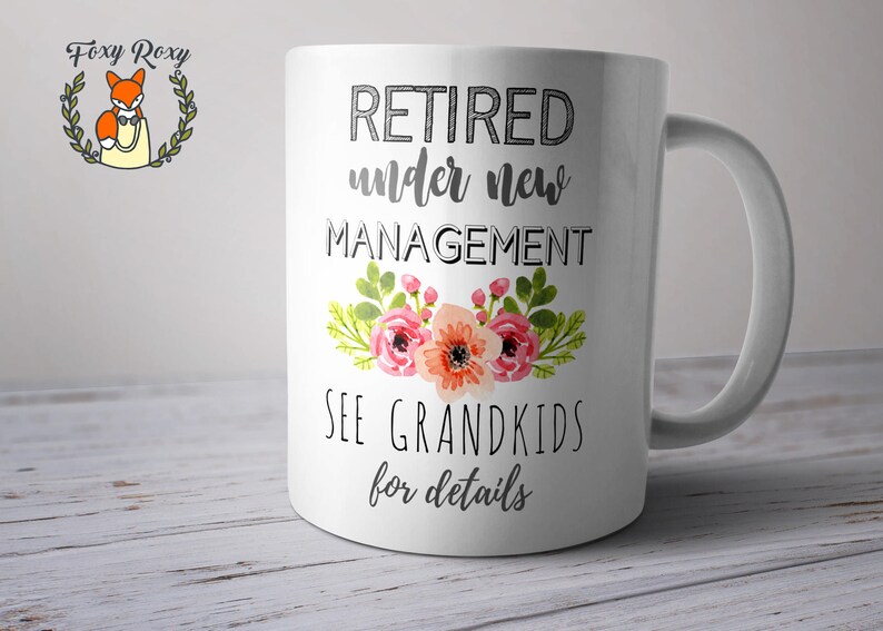 Grandma mug Retirement Gift For Grandma Retirement Gifts Etsy