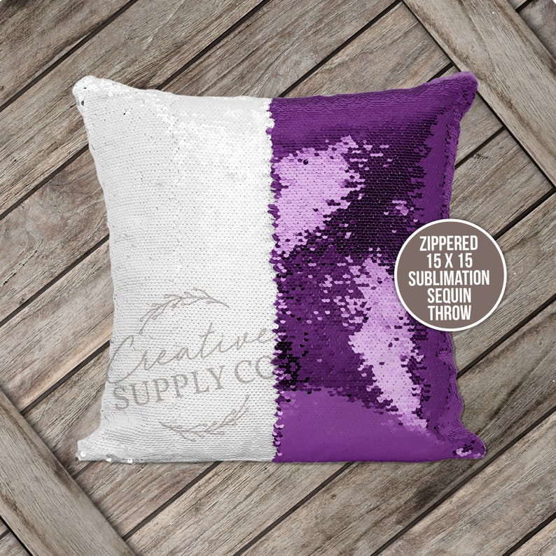 Sublimation Blanks Sequin Cases Sequin Pillow Cover Etsy
