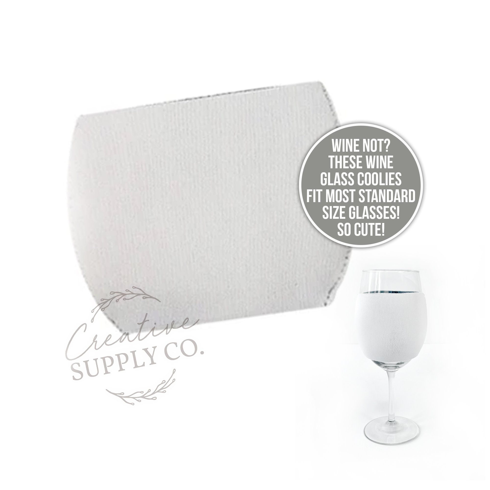 Blanks Sublimation Wine Glass Can Koozies Bulk Etsy