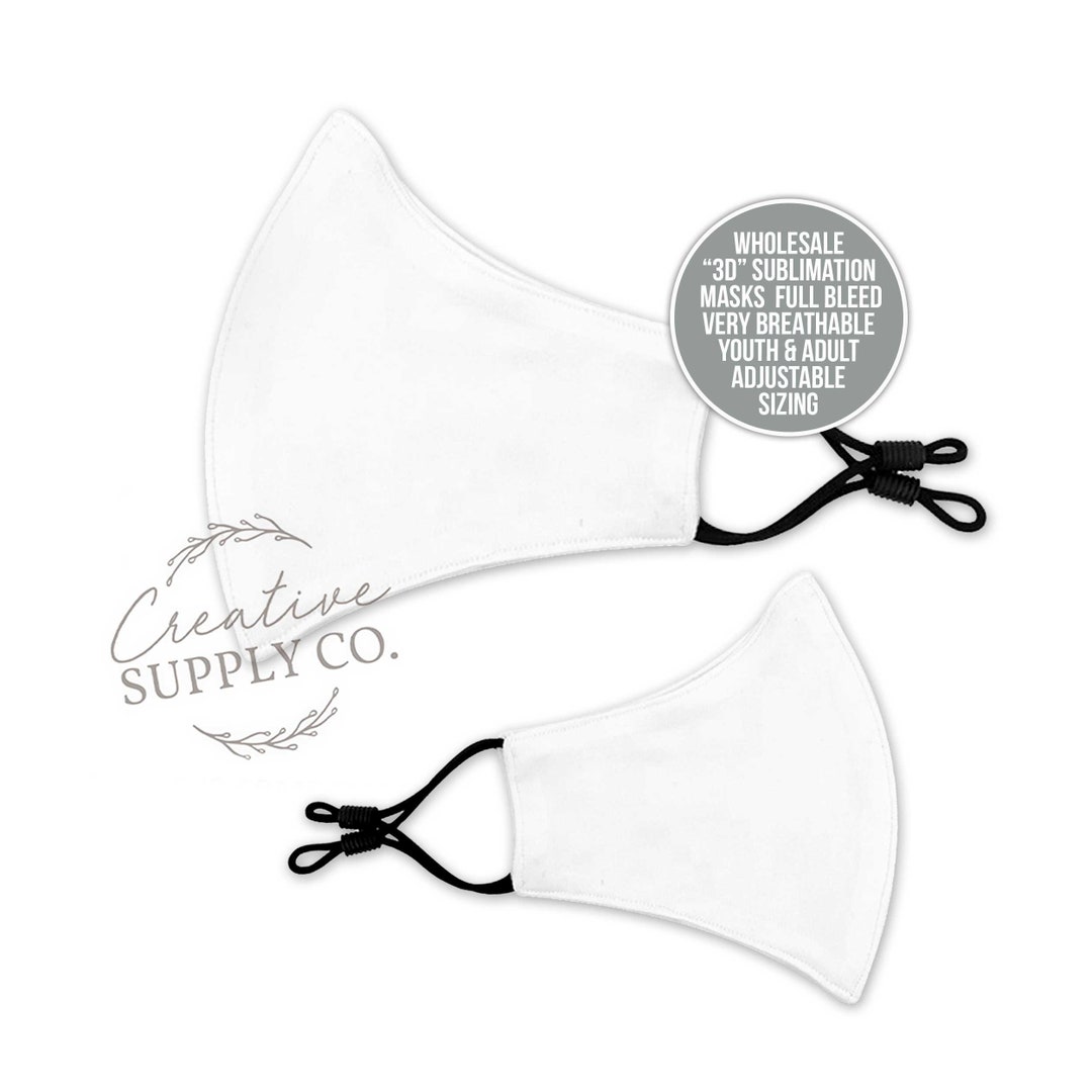 Blank Face Masks for Sublimation Face Masks Blanks Sublimation Etsy