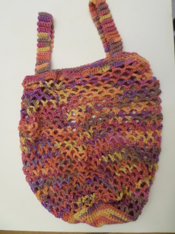 etsy crochet market bag