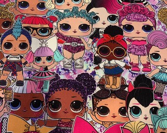 lol dolls cotton fabric