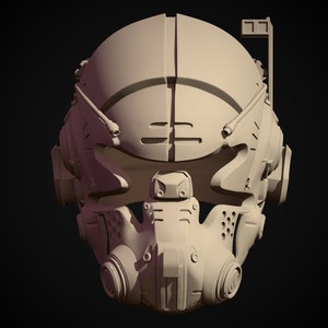 Jack Cooper 3d model helmet NO CUTTING In PARTS