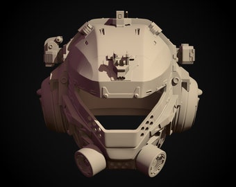 Pulse Blade 3d model helmet NO CUTTING In PARTS