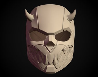 Devil 3d model helmet
