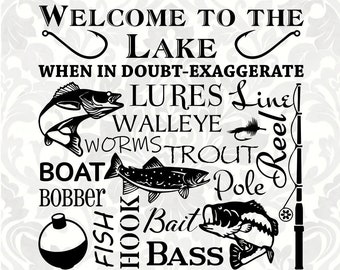 Download Walleye Lures Svg Etsy
