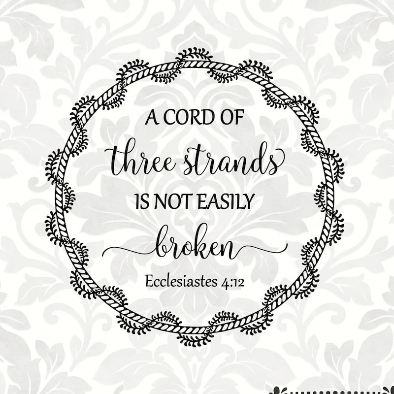 Three Strands Svg - Etsy