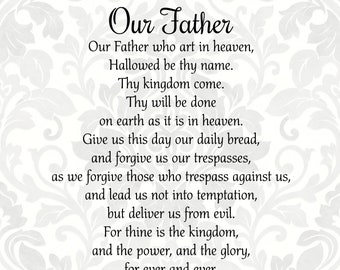 Free Free 269 Our Father Prayer Svg SVG PNG EPS DXF File