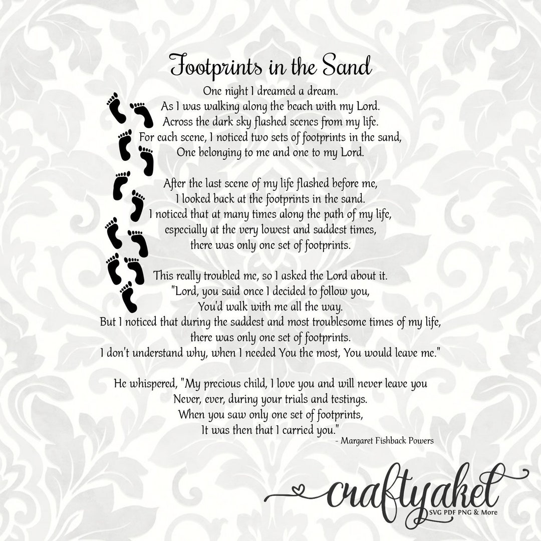 footprints-in-the-sand-poem-svg-pdf-png-digital-file-vector-graphic-etsy