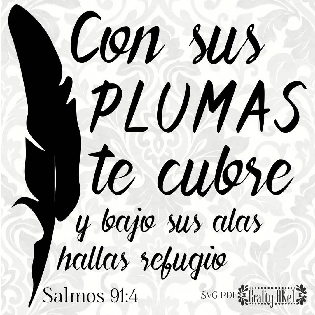 Bajo sus alas encontraras refugio, salmo 91 Spanish bible verse Outdoor Rug