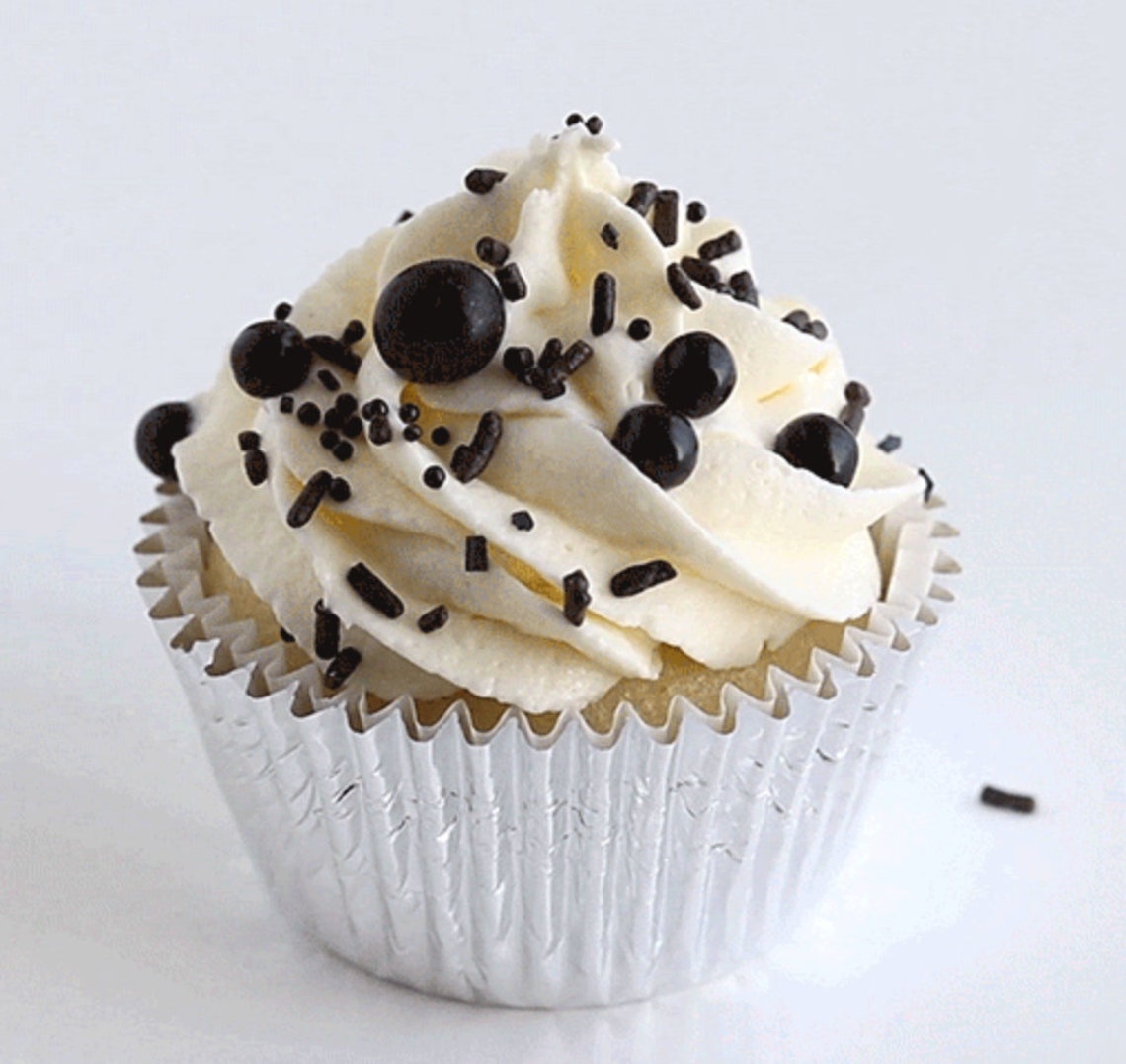 Black Sprinkle Mix Black Sprinkles Halloween Sprinkles Cake Etsy