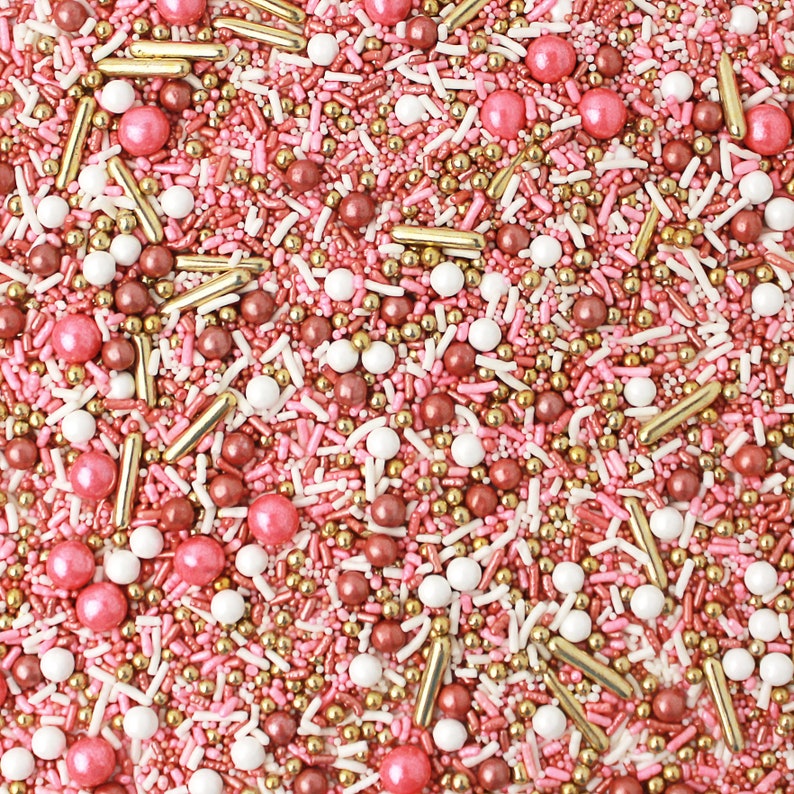 Vintage Rose Gold Sprinkle Mix 