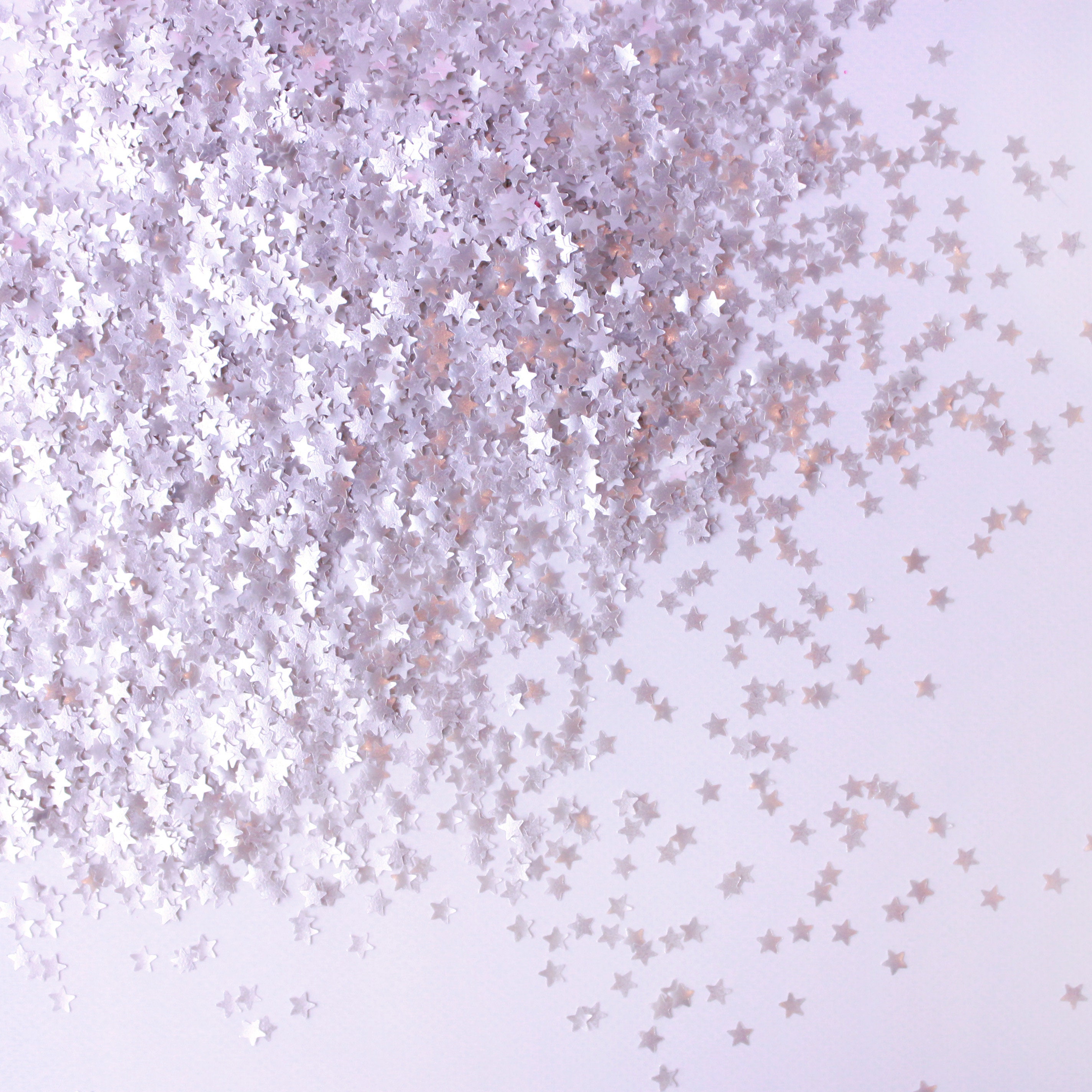 Silver Glitter Stars Metallic Sprinkle Mix Holiday Etsy