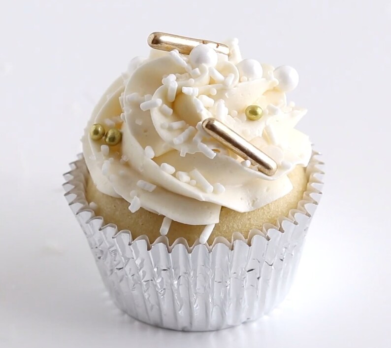 Wedding White Sprinkle Mix White Gold Sprinkles Metallic Etsy