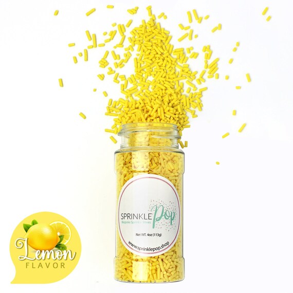 Lemon Flavored Sprinkles Etsy