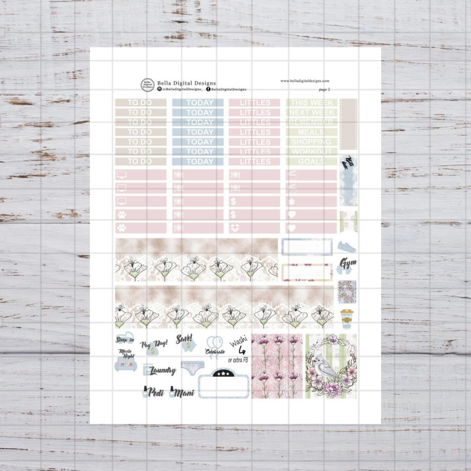 shabby-chic-spring-printable-planner-stickers-erin-condren-etsy