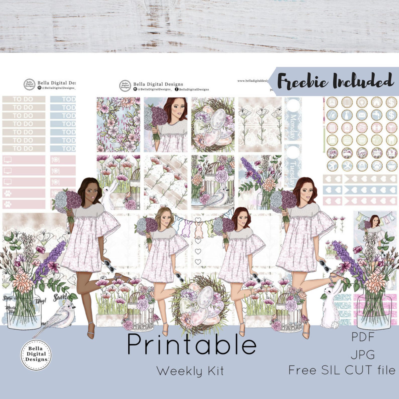 shabby-chic-spring-printable-planner-stickers-erin-condren-etsy