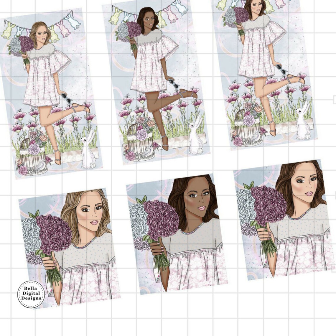 shabby-chic-spring-printable-planner-stickers-erin-condren-etsy