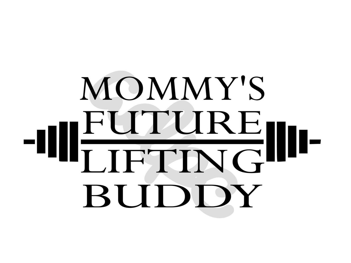 Gym Clothes Shirts SVG Digital Download Baby Gym Workout Partner Mommy