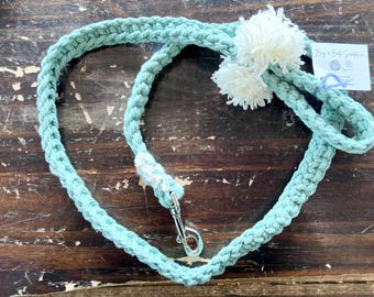 Hand crocheted dog leash