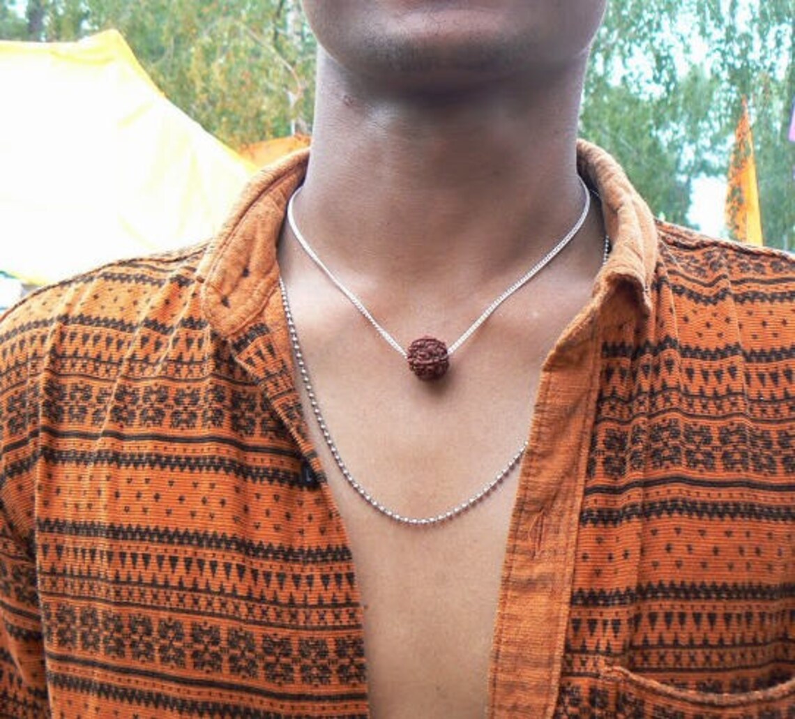 rudraksha seed necklace