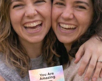 Tarjetas "Eres increíble" / Notas de amabilidad imprimibles / Tarjetas de ánimo / Devuelve el favor