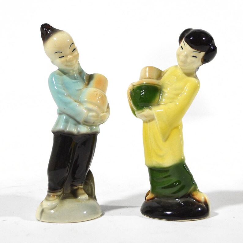 Vintage 1950s Asian Figurines Etsy