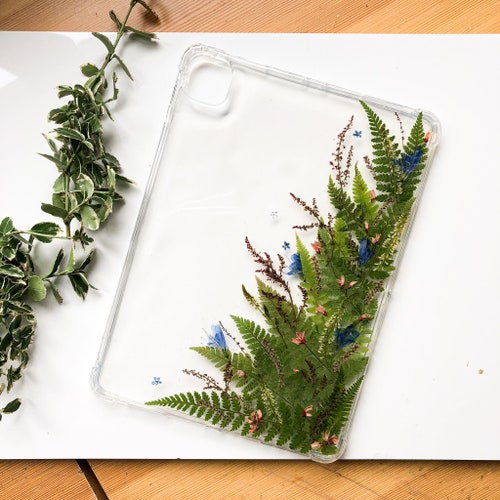 Real Flower Ipad Case Pressed Plants Tablet Cover Handmade Etsy
