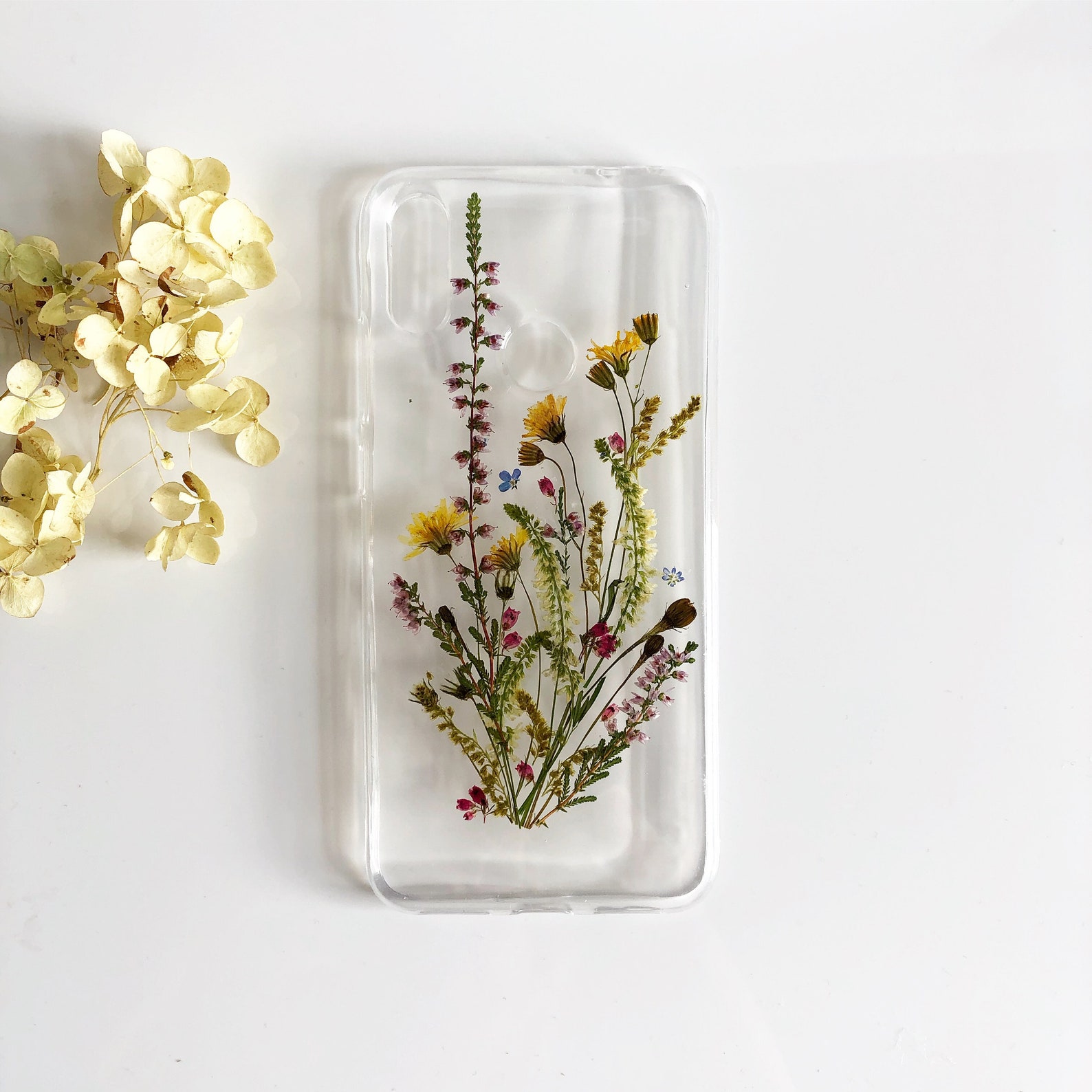 Lovely Bouquet Phone Case Pressed Flower Phone Cover Etsy