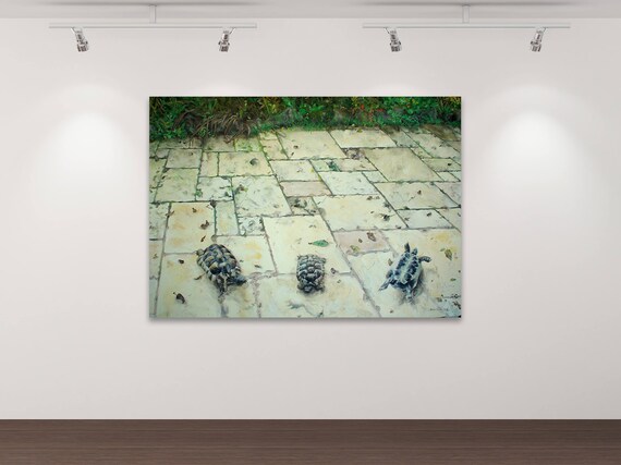 Kopfüber- Kunstdruck Gemälde von Stephanie Oncken Kopfüber- Kunstdruck Gemälde von Stephanie Oncken