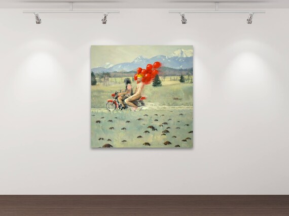 Das Märchen vom Glück 3 - Kunstdruck Gemälde von Stephanie Oncken Das Märchen vom Glück 3 - Kunstdruck Gemälde von Stephanie Oncken