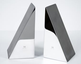 Sujetalibros de hormigón, sujetalibros de cemento y metal, regalo corporativo, soporte para libros, reconocimiento a empleados