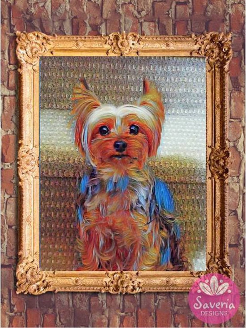 Yorkie Art Yorkshire Terrier Print Yorkshire Art Yorkie Etsy