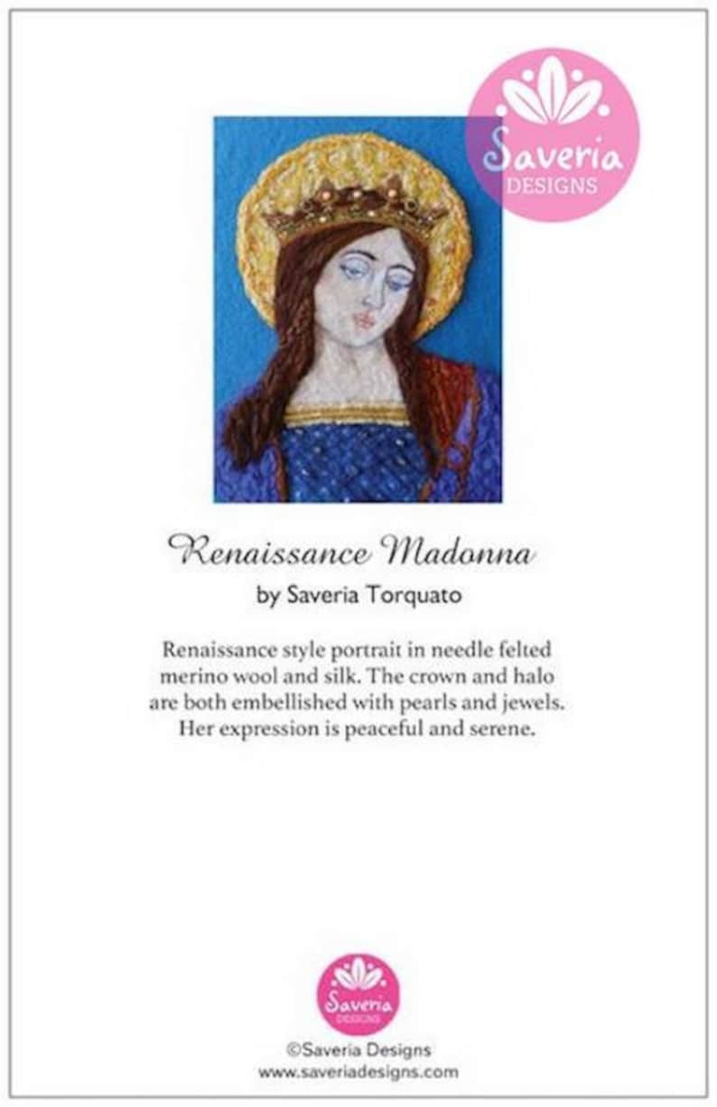 Virgin Mary madonna card religious greeting card catholic art gift sacred art spiritual angel artwork wool felt art guardian angel art