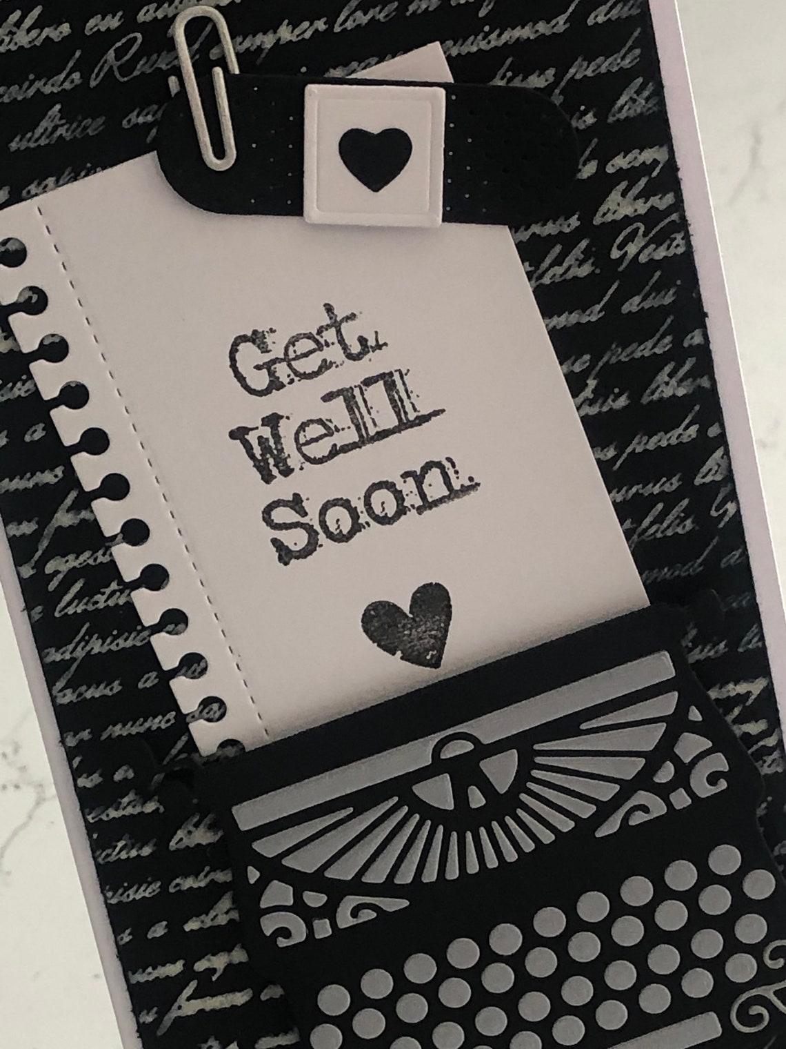 Get Well Soon Handmade Card Etsy Get Well Soon Handmade Card Etsy