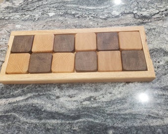 4 in 1 serving tray with coasters.