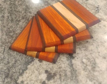 Handcrafted Hardwood Coasters