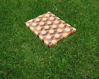 3d endgrain cutting board arrow pattern.