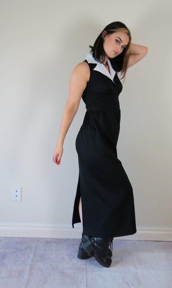 Modest Maxi Dress, Black Witch Dress, Witchy Dres… - image 6