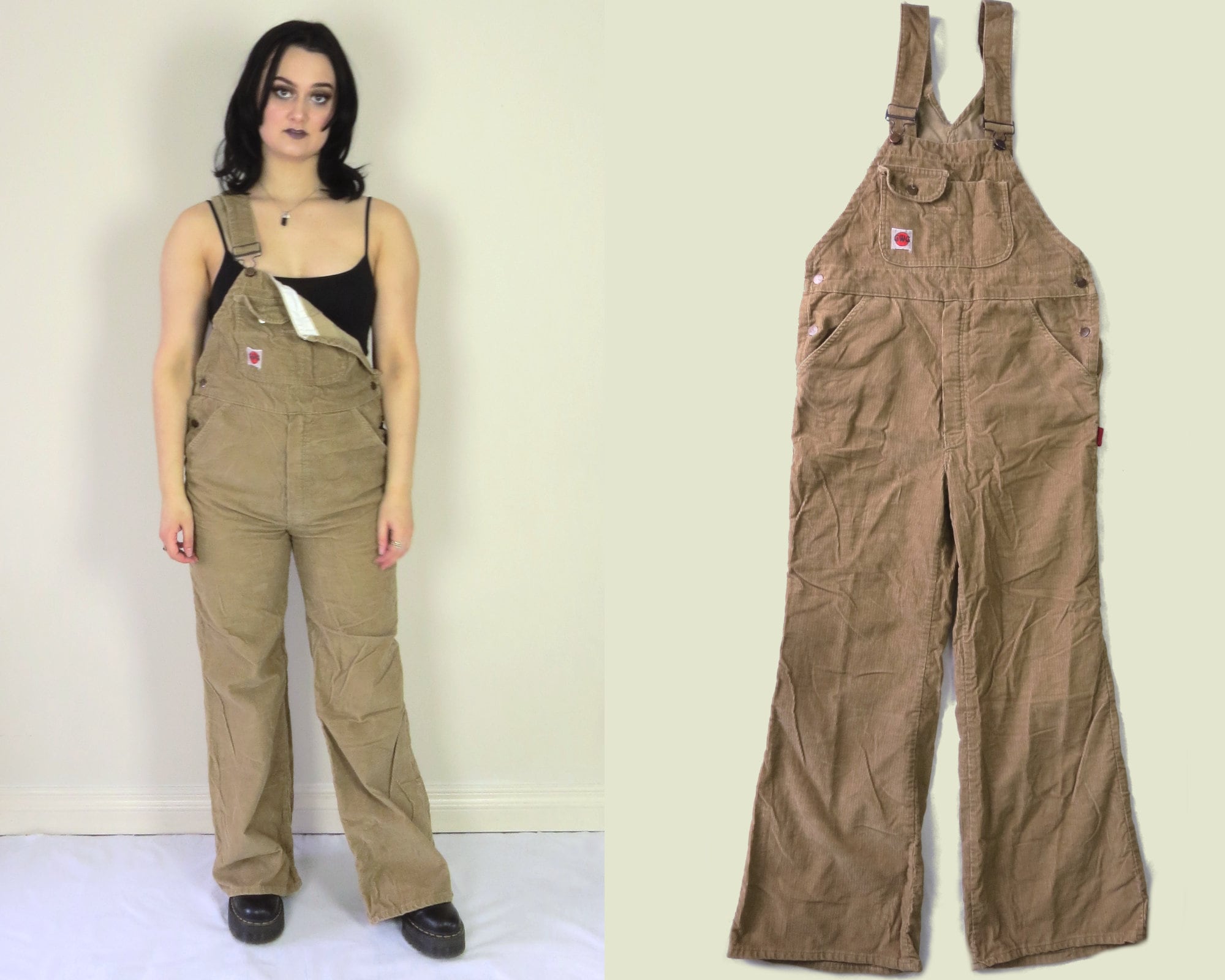 Overalls Women Jumpsuit Women Corduroy Overalls Vintage Etsy