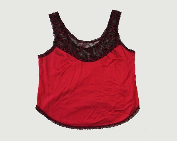 Cami Tops, Alternative Lingerie, Lingerie Goth, Red S… - Gem