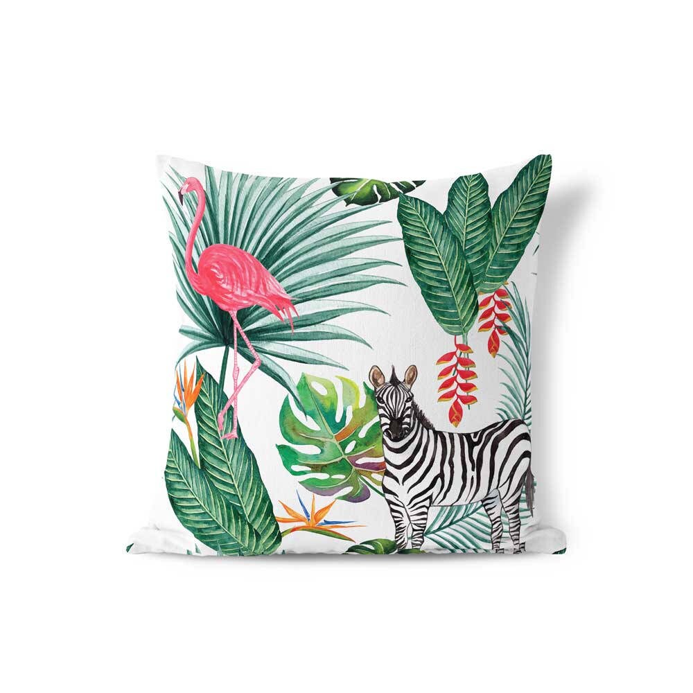 Green Palm Pillow Palm Leaf Pillow Pillow Sham Throw Etsy