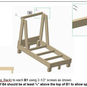 Construction Truck Bed PLANS pdf format Twin Size DIY Kid Bedroom Decor Full Size available upon request image 9