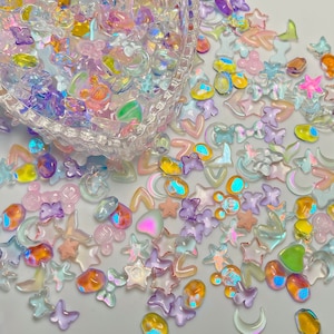 K9 Crystal Nail Charms: Assorted DIY Crafting Embellishments