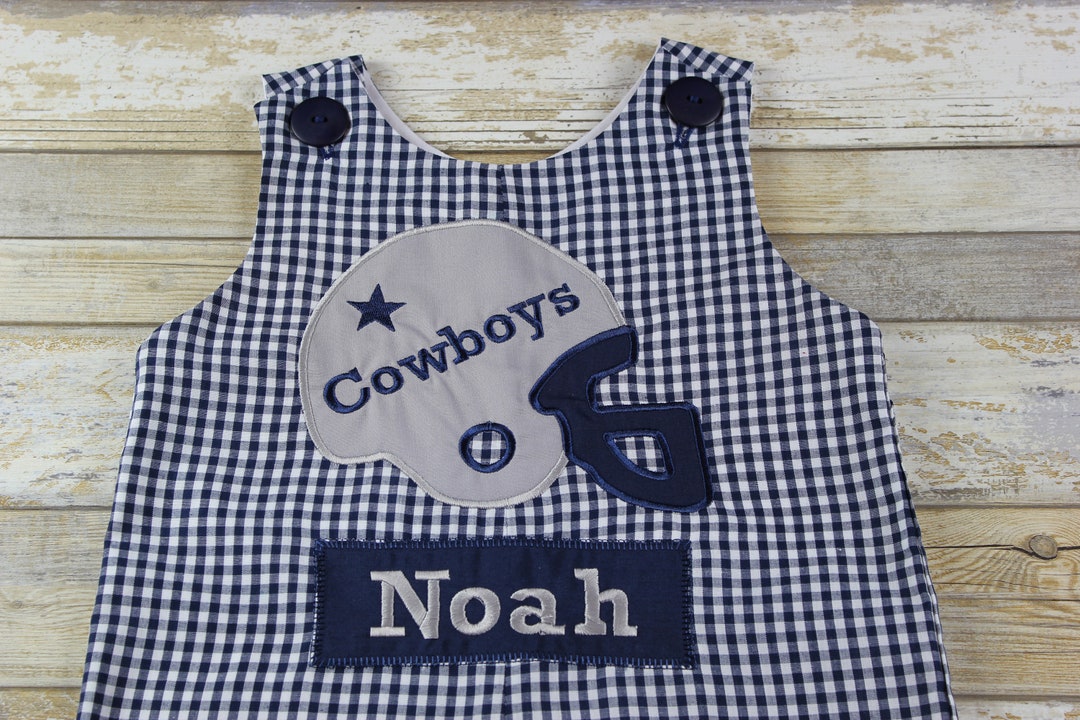 Boys Dallas Cowboys Outfit Toddler Boys Baby Boys Romper Jon Etsy