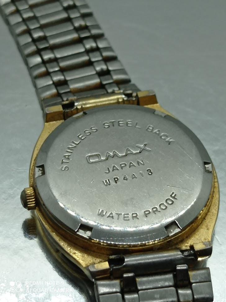OMAX Crystal Waterproof Quartz Watch Bracelet in Silver Gold  display picture 1