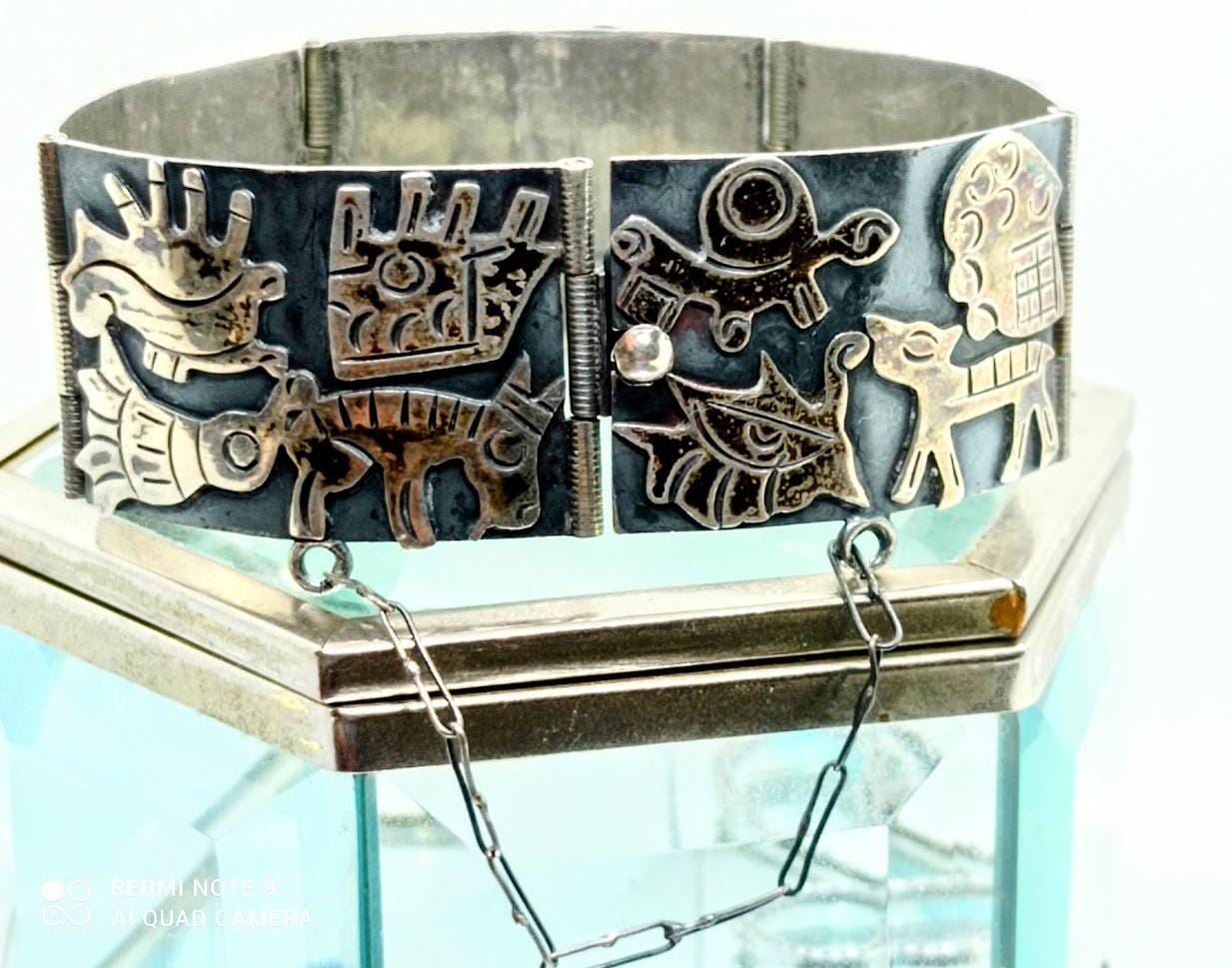 クラシック メキシコ カフ ブレスレット シルバー 925 クラシック メキシコ カフ ブレスレット シルバー 925