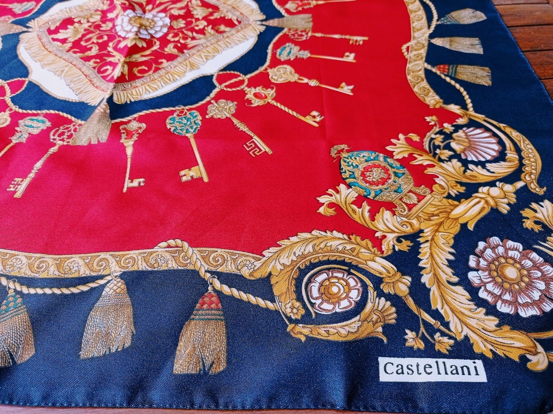 Echarpe Forza Bastia scarf vintage Courtelle SCB Made in France