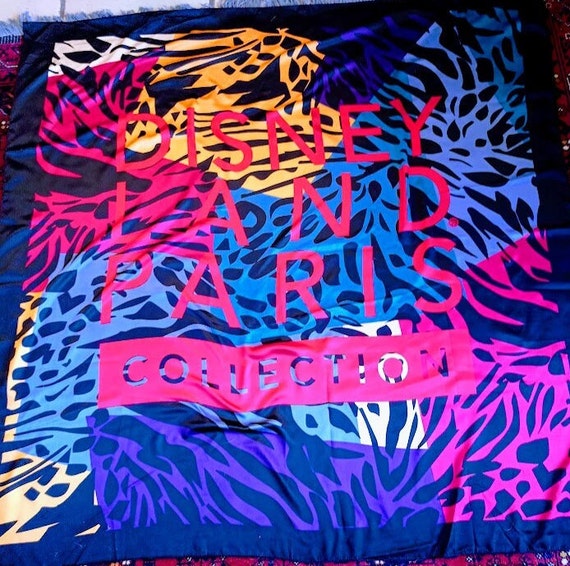 XXL Disney Land Paris vintage scarf collection 80… - image 1